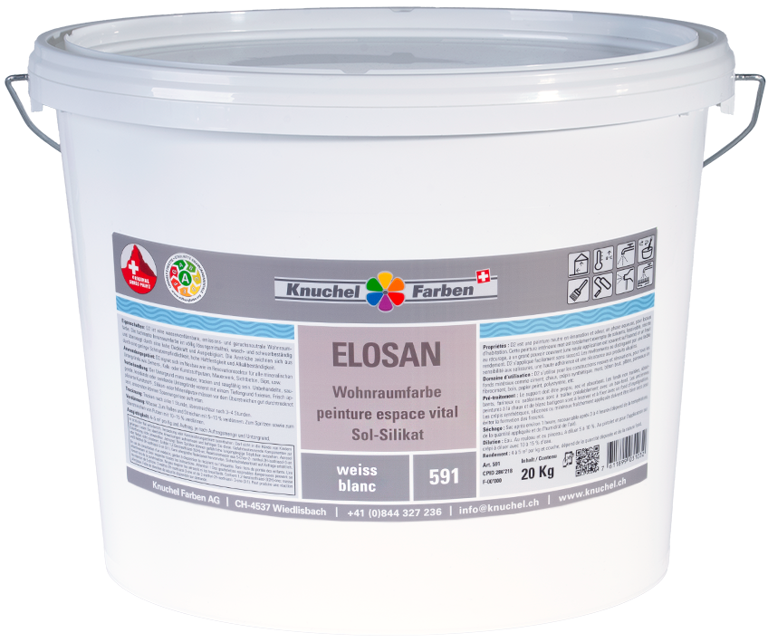 ELOSAN Sol-Silikat Innenraum-Mineralfarbe C1