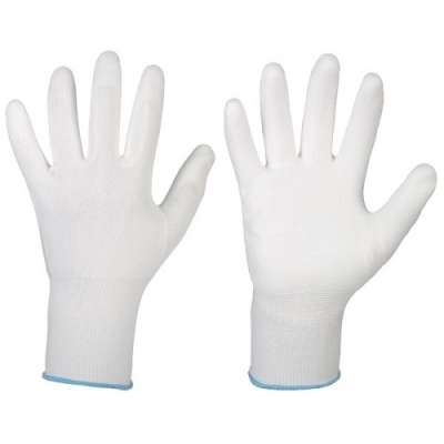 Feinstick-PU-Handschuhe weiss